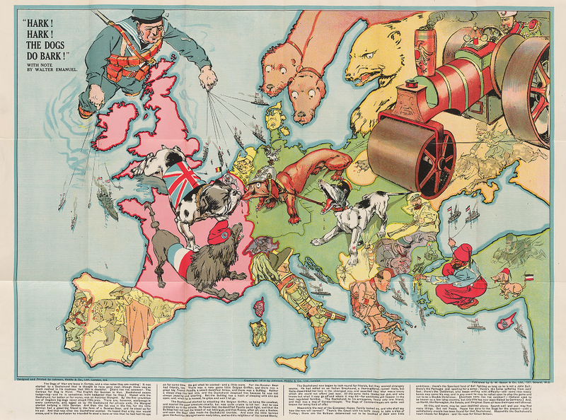 Illustration for article titled 21 Bizarre Maps That Depict Nations As Animals, People, and Monsters